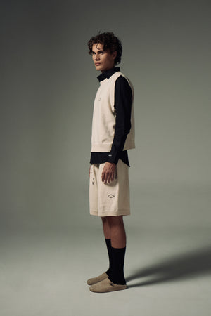 knitted shorts - Inganni beige