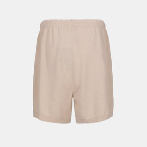knitted shorts - Inganni beige - BLVCK ART